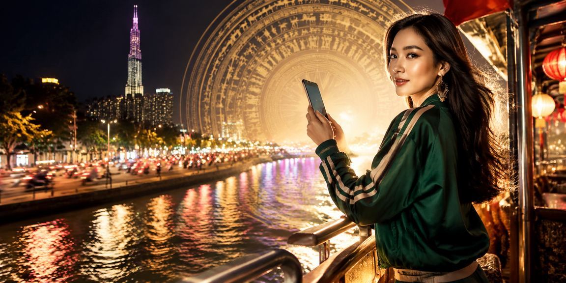 Người chơi thưởng thức trò chơi bài tại lễ hội Hồ Chí Minh một cách vui vẻ