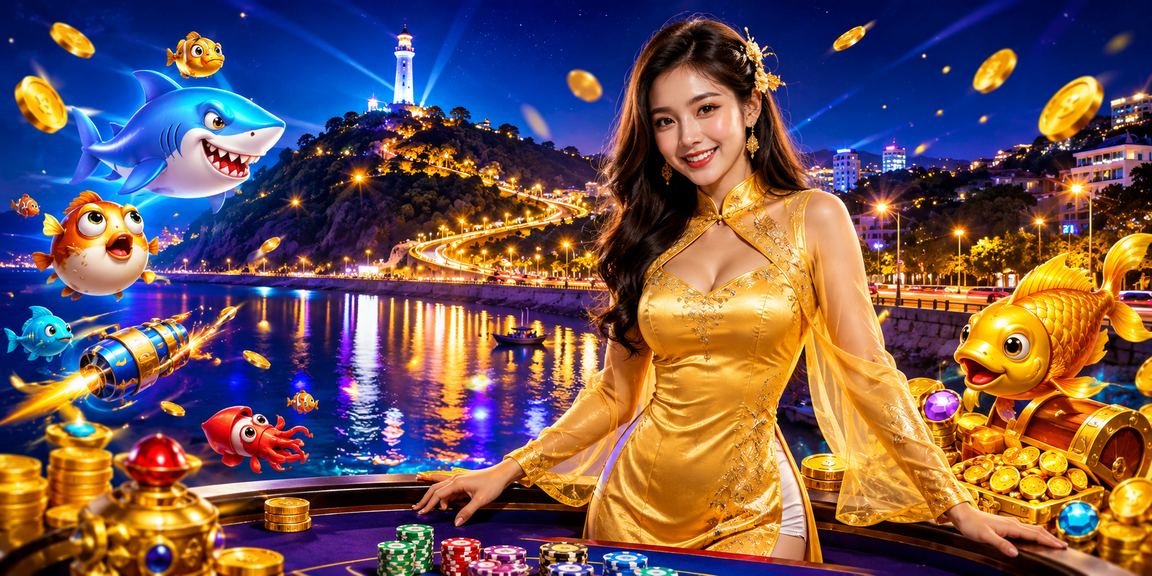 Giao diện trò chơi bắn cá pbv888 – không khí biển Vũng Tàu