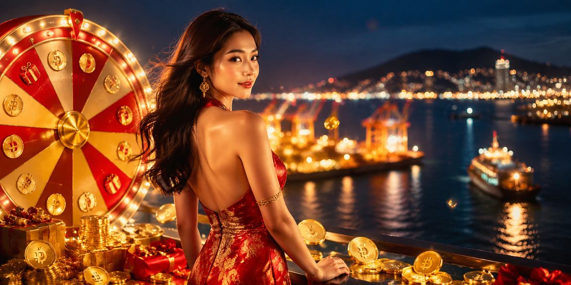 Màn hình quay thưởng may mắn pbv888 tại bãi biển Vũng Tàu